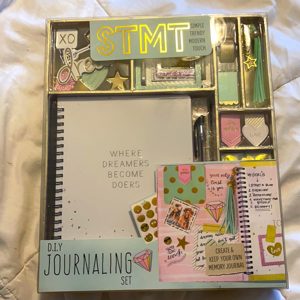 TRADED *DIY journaling set brand new never opened super cute trendy scrapbooking